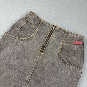 HOLLYWOOD made in Canada Denim‎ Skirt with Zipper VTG